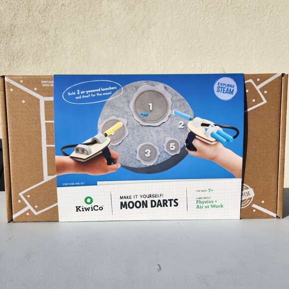 NEW KiwiCo Kiwi Co. Moon Darts Nerf Science Kit STEM DIY Craft Set Solar System - Picture 7 of 16